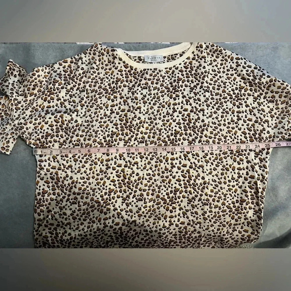 NWT Hayden Los Angeles leopard oversized blouse size M - Picture 3 of 5